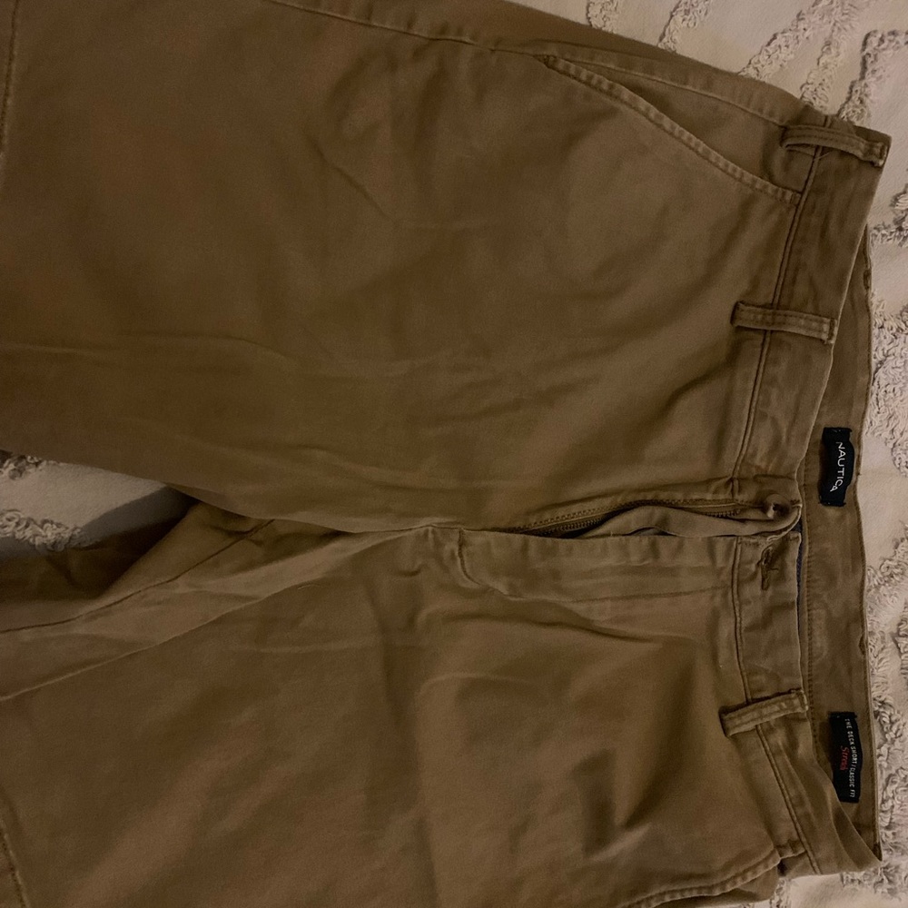 Nautica flat front shorts.